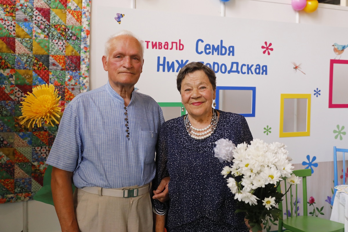 Антонина Семёновна и Владимир Васильевич вместе 60 лет
