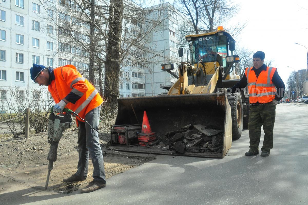 Ямочный ремонт сделают на 165 тысячах кв.м. дорог в Нижнем Новгороде