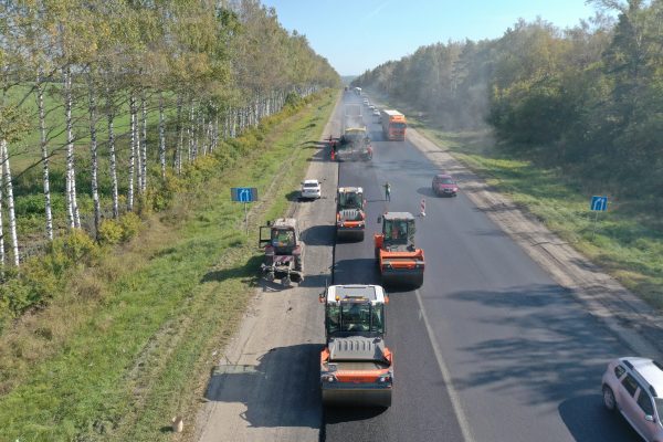 Ремонт трех участков трассы М‑7 в Нижегородской области завершится до конца осени