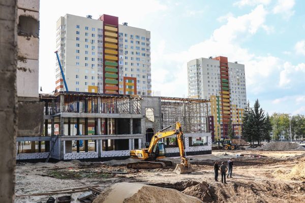 Степень готовности школы в поселке Дубенки Нижнего Новгорода превысила 40%