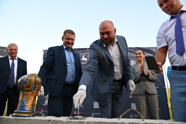 «Капсулу времени» в основание будущего Центра бокса заложили в Городецком округе