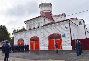 В селе Курмыш после реконструкции открыли пожарную часть