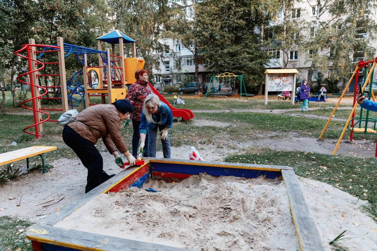 Пять детских площадок отремонтировали в Нижнем Новгороде
