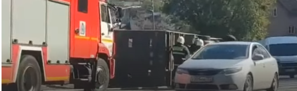 «ГАЗель» с баранами перевернулась на улице Лысогорской