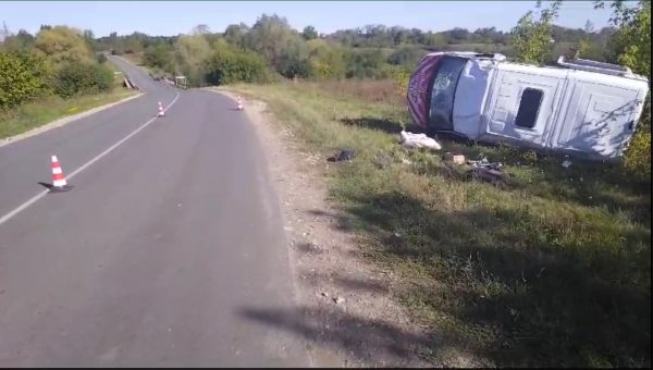 Водитель уснул за рулем и опрокинул ГАЗель в Сеченовском районе