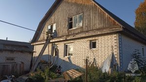 В Навашине пожарный датчик спас многодетную семью от гибели