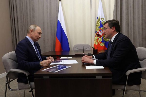Владимир Путин похвалил работу Глеба Никитина в Нижегородской области