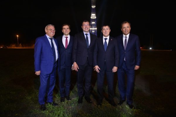 В Перми открыли арт-объект «Шуховская башня» — подарок от Нижегородской области