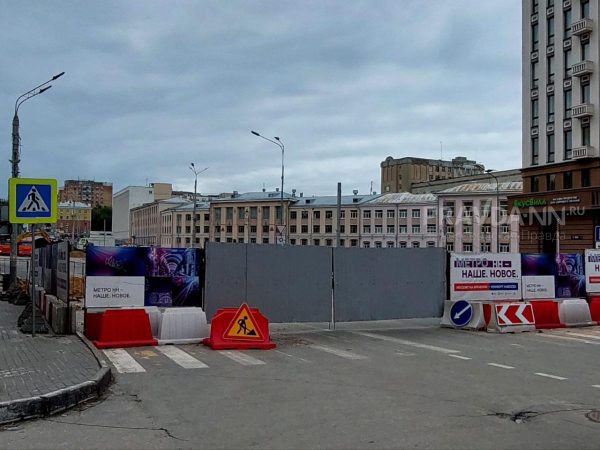 Перекрытие площади Свободы в центре Нижнего Новгорода продлили