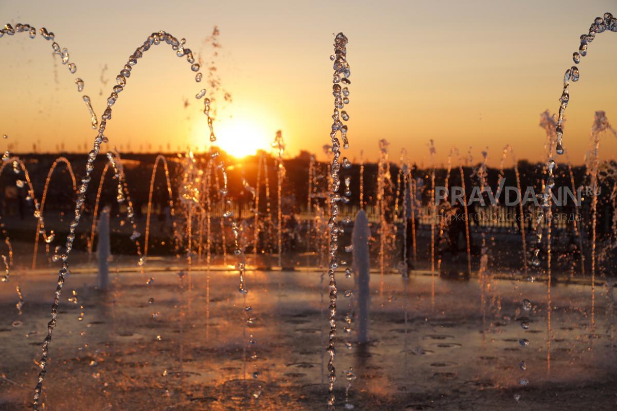 Городские фонтаны в Нижнем Новгороде отключат до середины октября