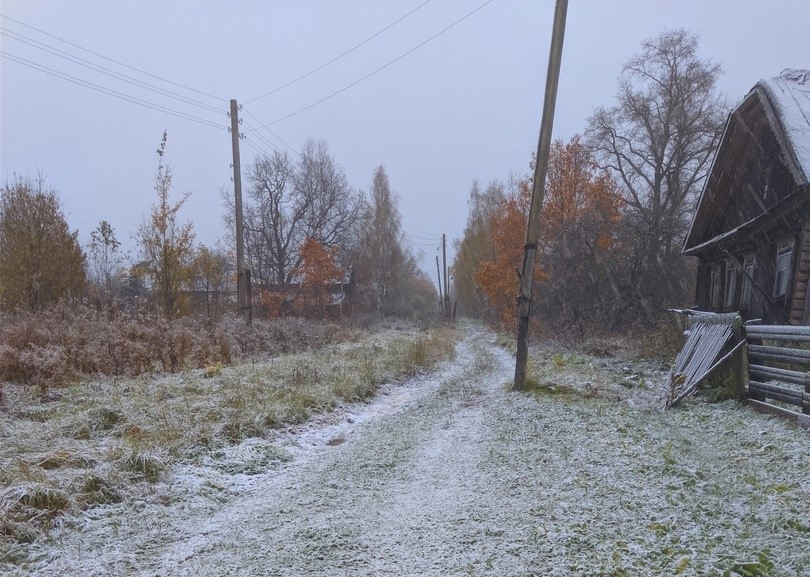 Первый снег выпал на севере Нижегородской области