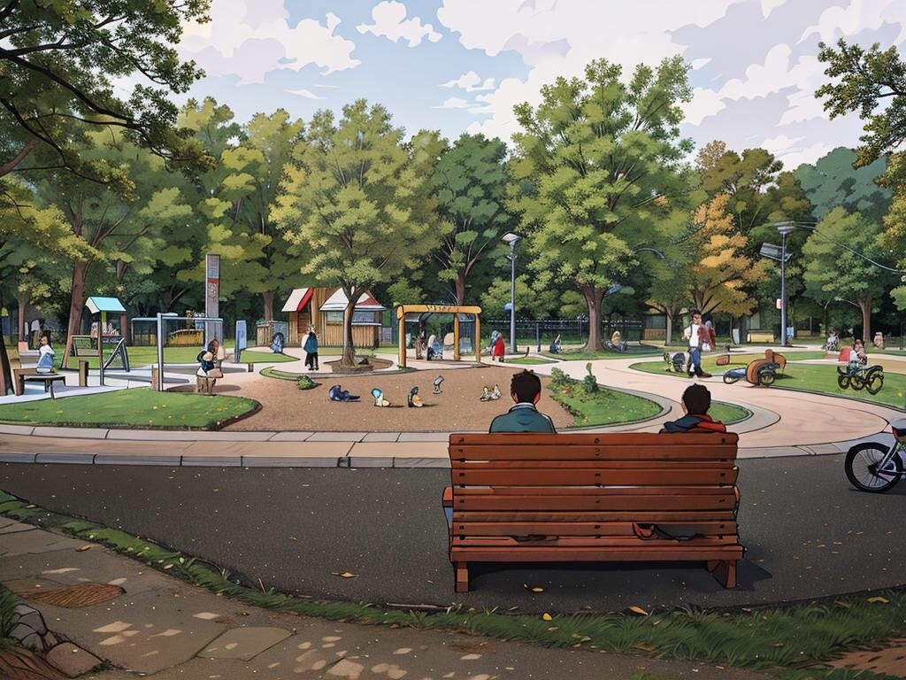 Нейросеть нарисовала 6 парков Нижнего Новгорода в стиле мультипликаторов