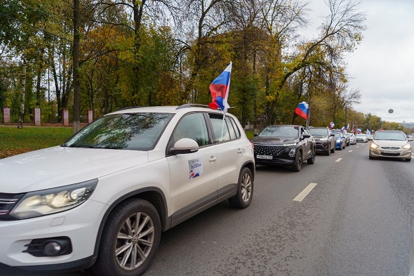 Патриотический автопробег «За СВОих» прошёл в Нижнем Новгороде