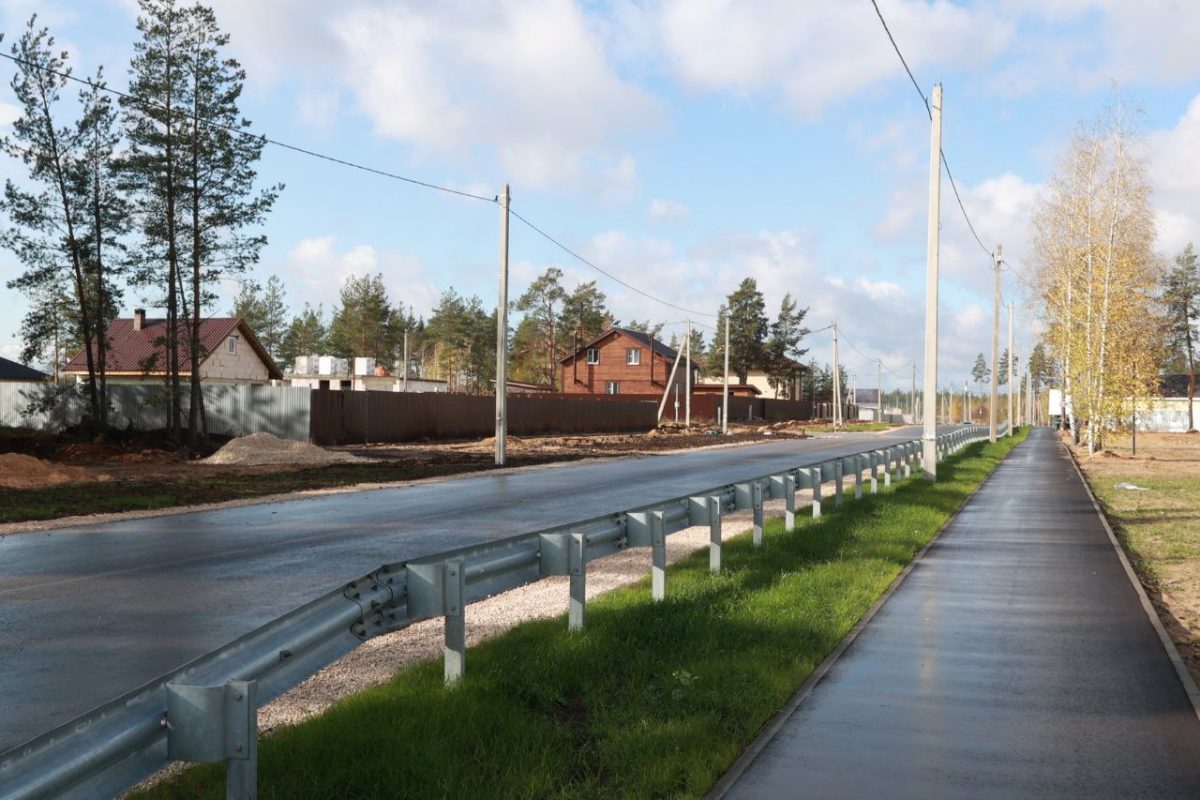 В Дзержинске завершен первый этап строительства дороги в ЖК «Северные ворота»