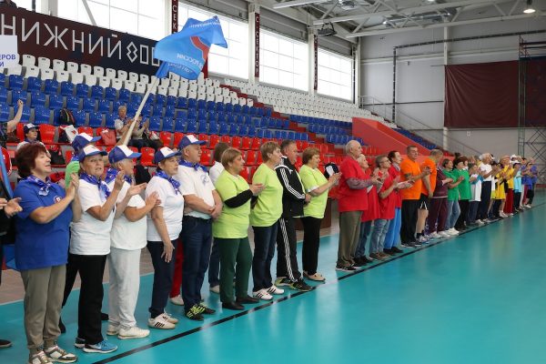 Команда Приокского района стала победителем первой Спартакиады пенсионеров Нижнего Новгорода