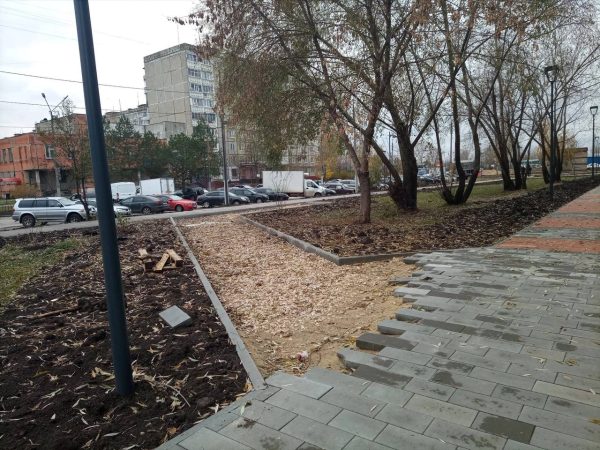 Благоустройство проспекта Бусыгина планируют завершить к началу ноября