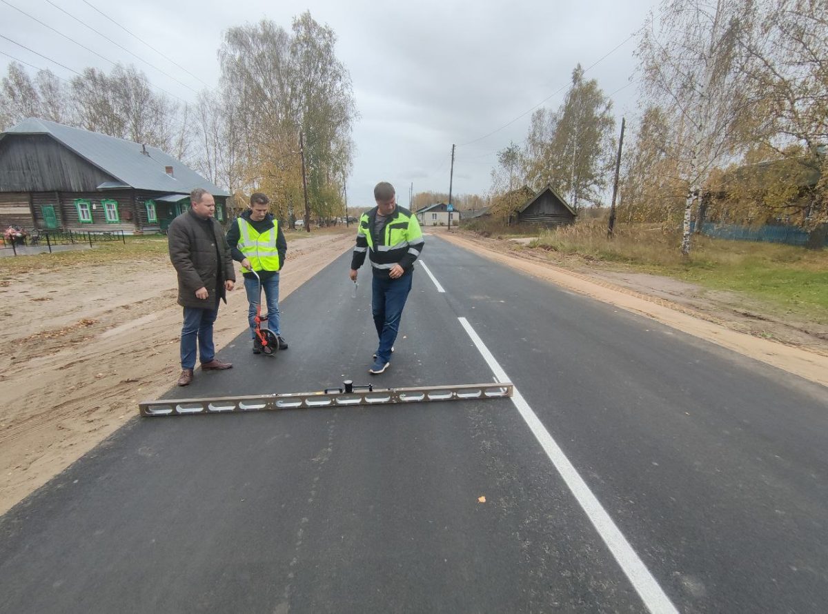 Специалисты завершили ремонт подъездной дороги к деревне Егорово в Воскресенском округе Нижегородской области по нацпроекту