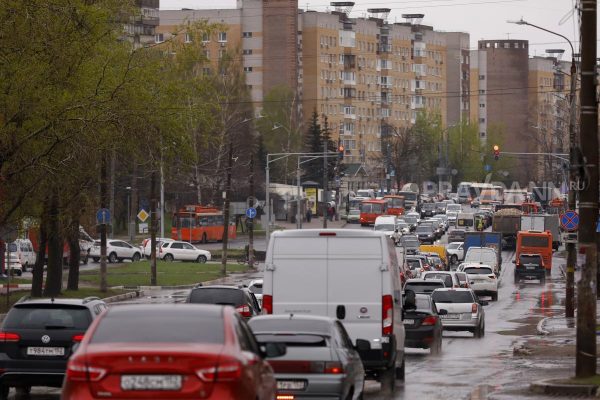 Пробки в 9 баллов сковали Нижний Новгород