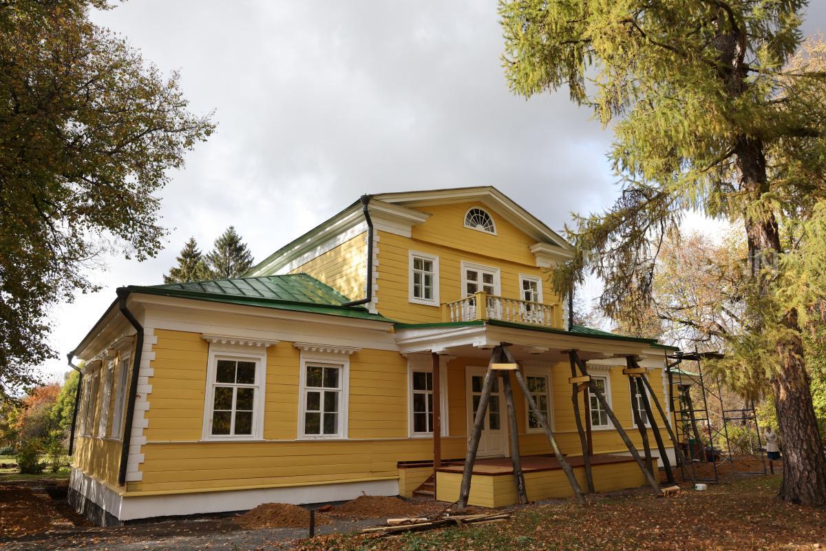 Опубликованы фото реставрации усадьбы в Большом Болдине перед 225-летним юбилеем Пушкина