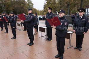 Курсанты Нижегородской аккадемии МВД приняли присягу