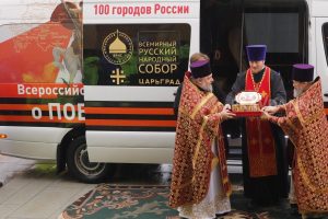 Ковчег с мощами святого Георгия Победоносца привезли в Нижний Новгород