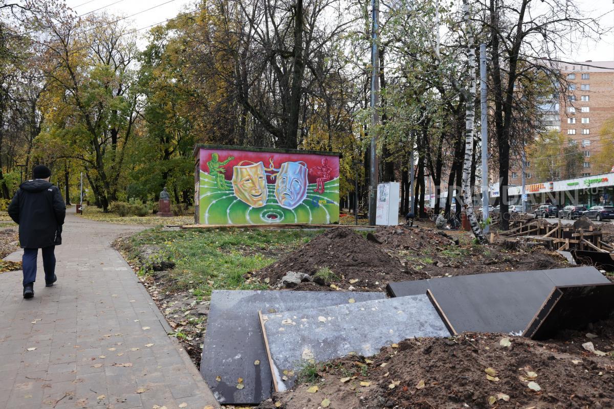 Сроки благоустройства парка Кулибина в Нижнем Новгороде снова сорвали
