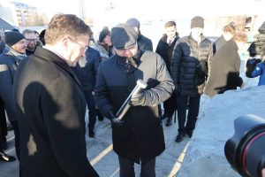 Глеб Никитин заложил капсулу на стройплощадке школы на 1500 мест в Арзамасе