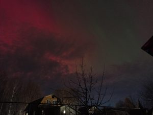 Нижегородцы снова наблюдали полярное сияние в ночь на 6 ноября