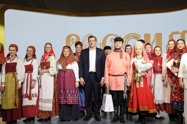 Нижегородская пара заключила брак по старинному нижегородскому обряду на выставке-форуме «Россия»&nbsp;