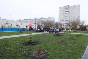 Новый сквер появился в Дзержинске на улице Галкина
