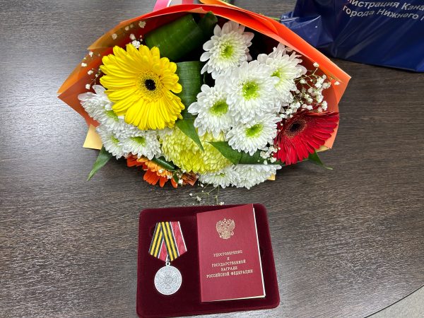 Нижегородского бойца СВО с позывным «Чиж» наградили медалью «За храбрость»