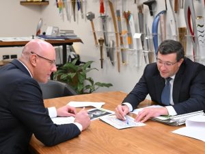Дмитрий Чернышенко провел рабочую встречу с Глебом Никитиным