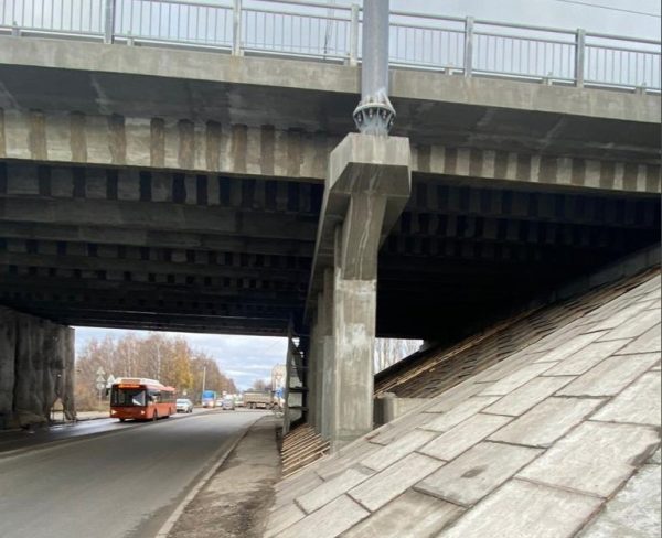 Путепровод через улицу Кузбасскую ремонтируют с опережением графика