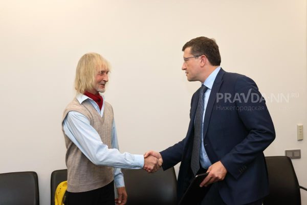Глеб Никитин встретился с нижегородским путешественником Валентином Ефремовым