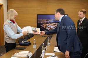 Встреча губернатора Никитина с путешественником Ефремовым