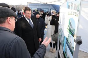 Капсулу времени заложили на месте строительства новой школы в Арзамасе