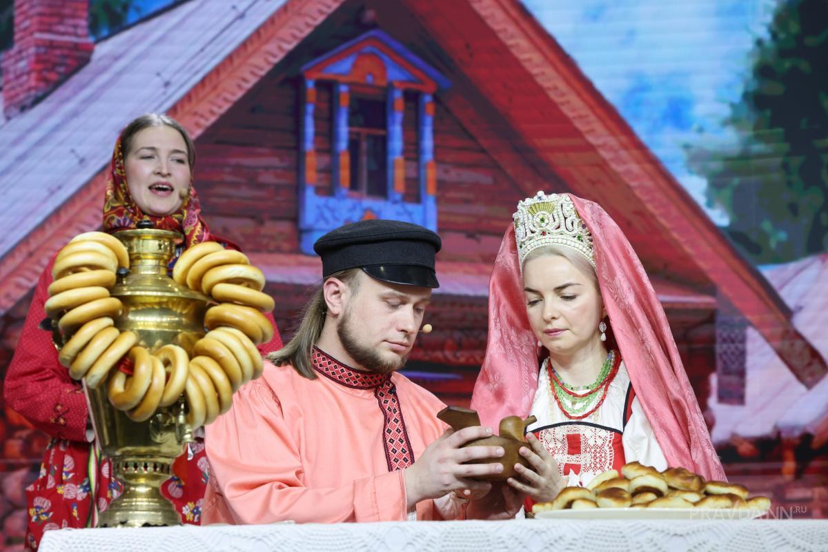 Свадебный обряд на выставке «Россия»