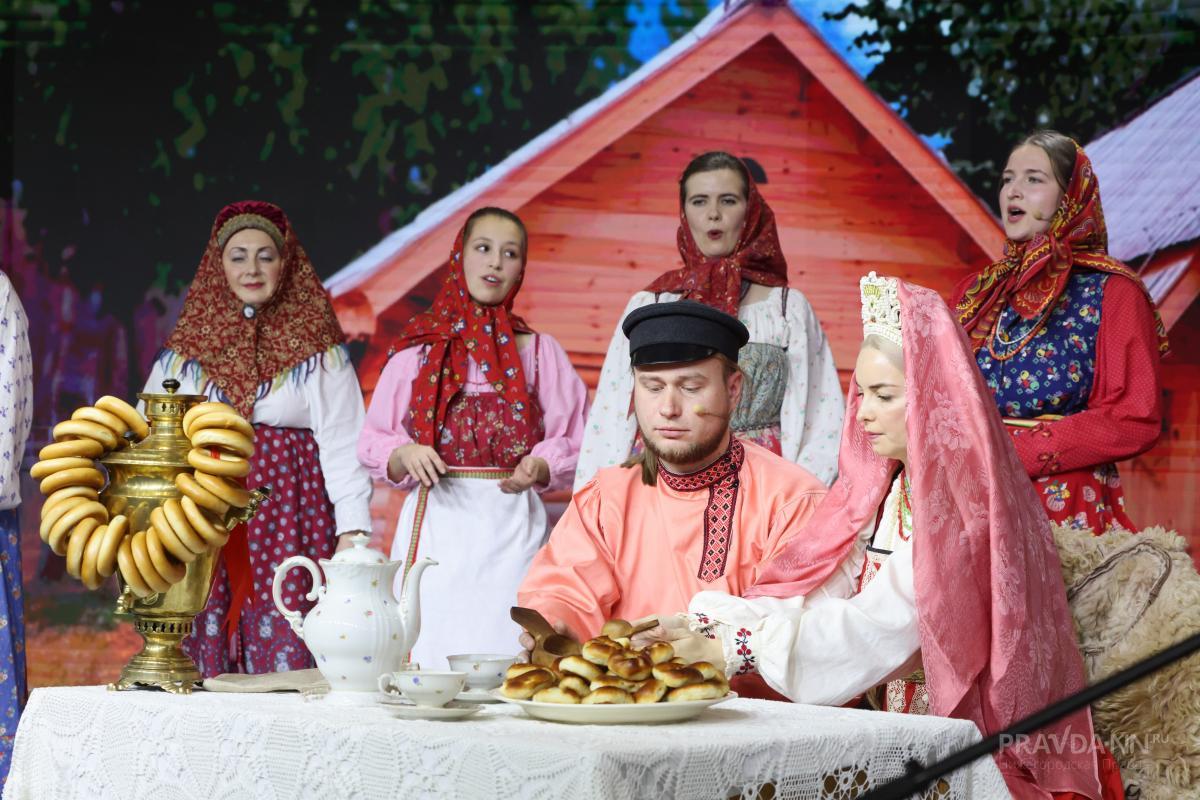 Свадебный обряд на выставке «Россия»
