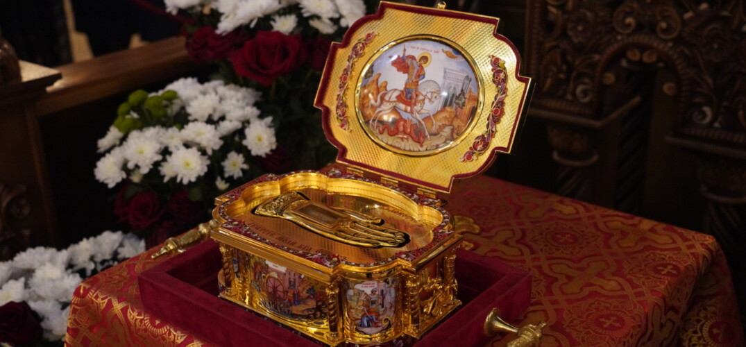 Ковчег с мощами святого Георгия Победоносца прибыл в Нижний Новгород