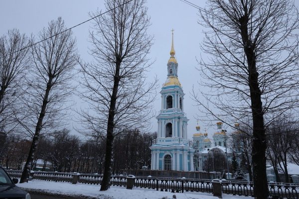 Ремонт колокольни Николо-Богоявленского Морского собора завершается в Петербурге