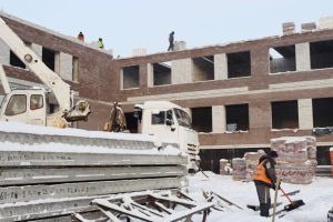 Строительство школы в поселке Воскресенское затянулось