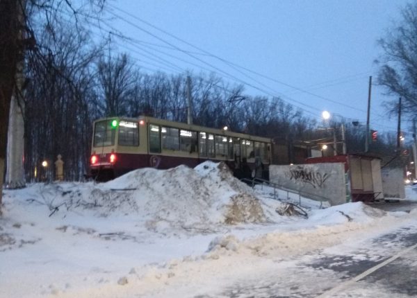 Трамвайное движение возобновилось после реконструкции путей от Мызы до Бекетова