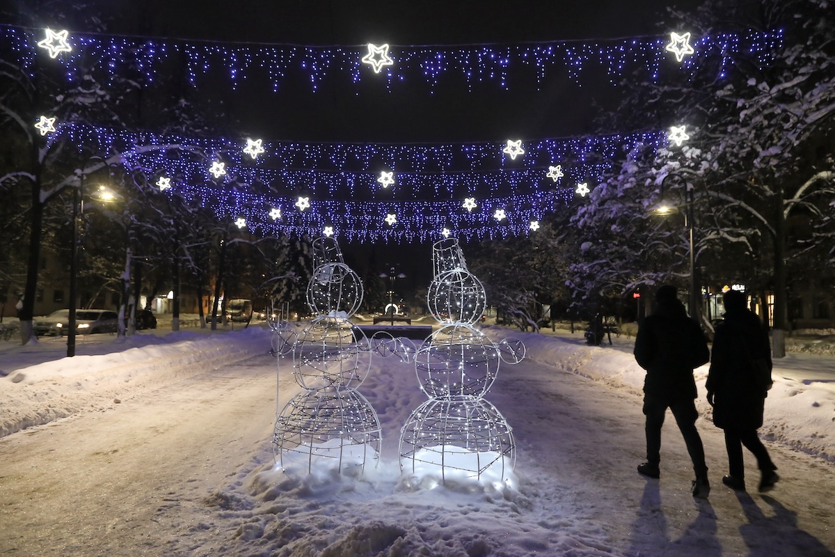 Светодинамическая иллюминация украсит Нижний Новгород к Новому году
