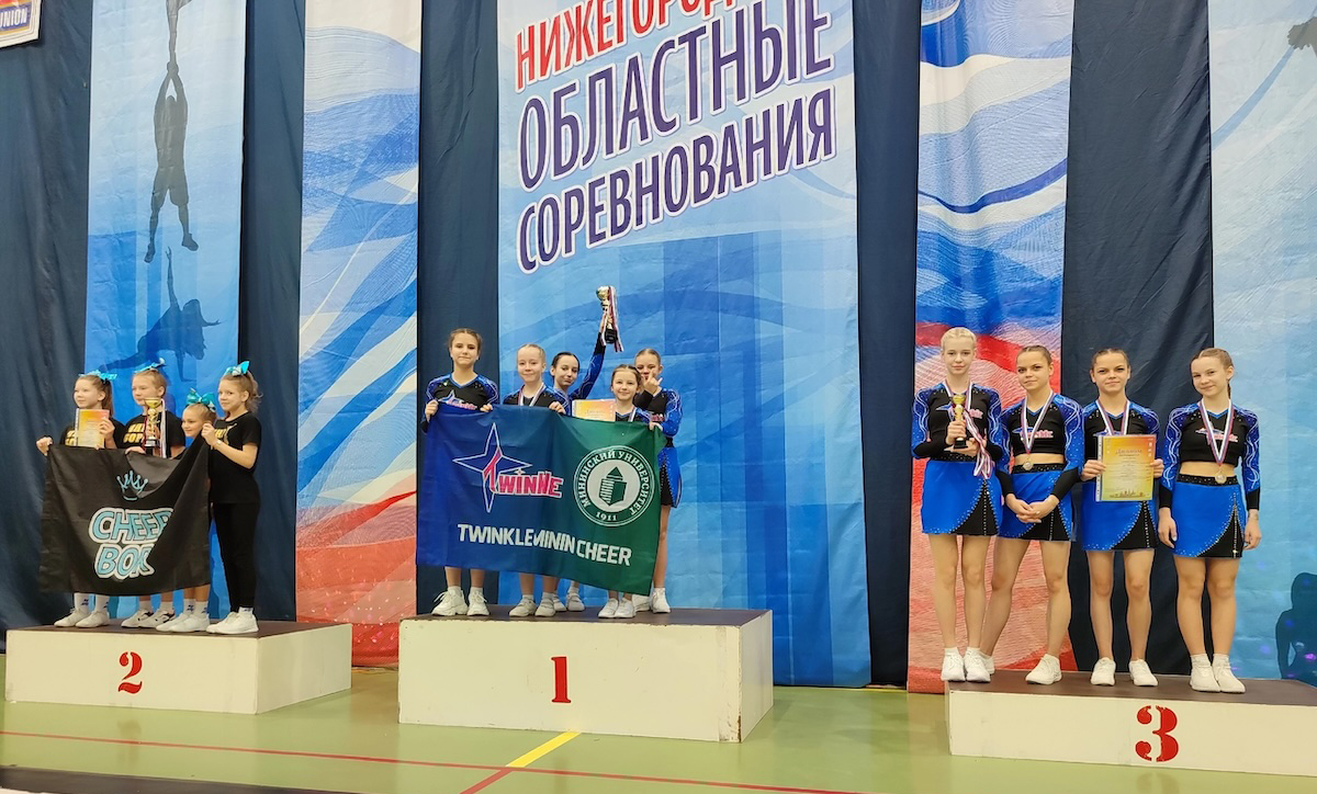 Мининский университет стал победителем областного чемпионата по чир спорту