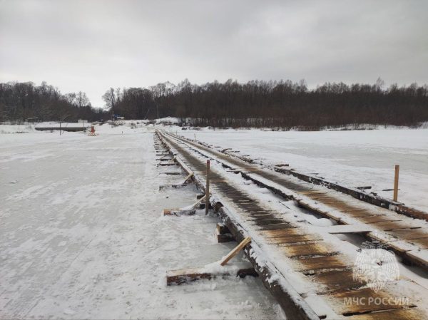 Ледовую переправу через реку Суру в Пильнинском районе закрыли до морозов