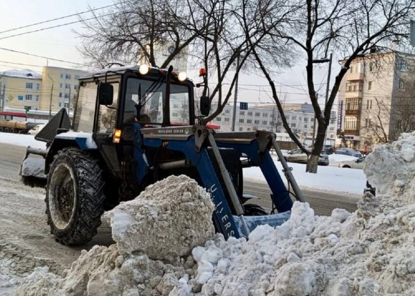 23 тысячи кубометров снега вывезли за ночь с улиц Нижнего Новгорода