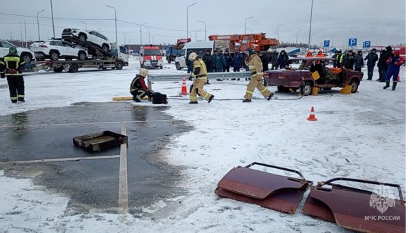 Учебную аварию ликвидировали в Арзамасском районе на трассе М‑12