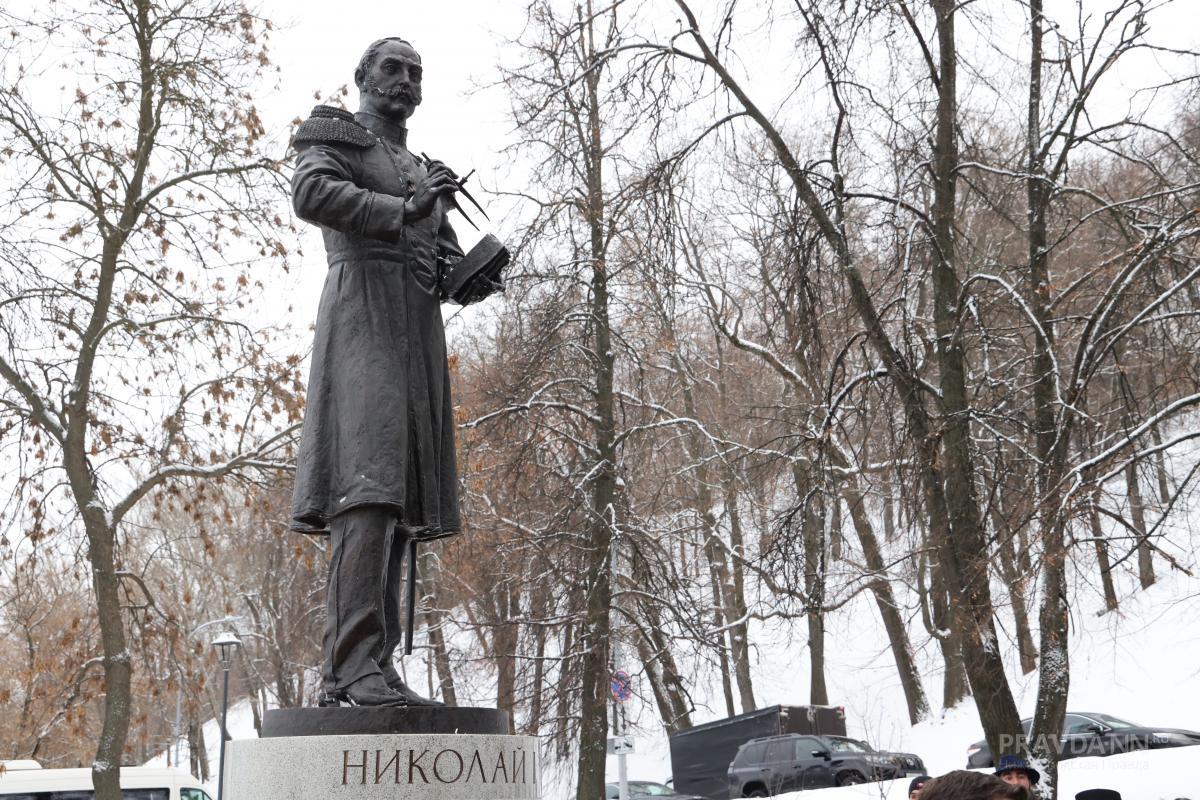 Памятник императору Николаю I открыли в Нижнем Новгороде
