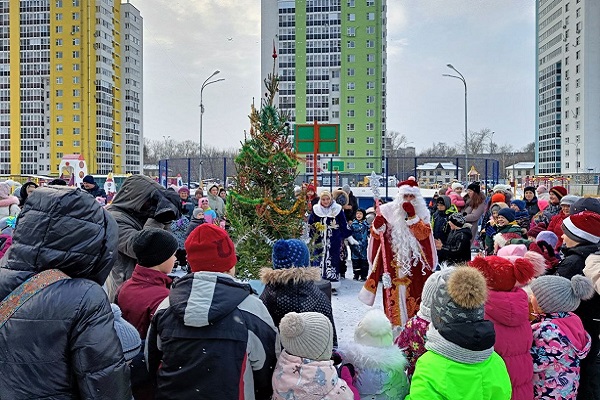 Праздники «Новый год в каждый двор» проходят в Нижнем Новгороде