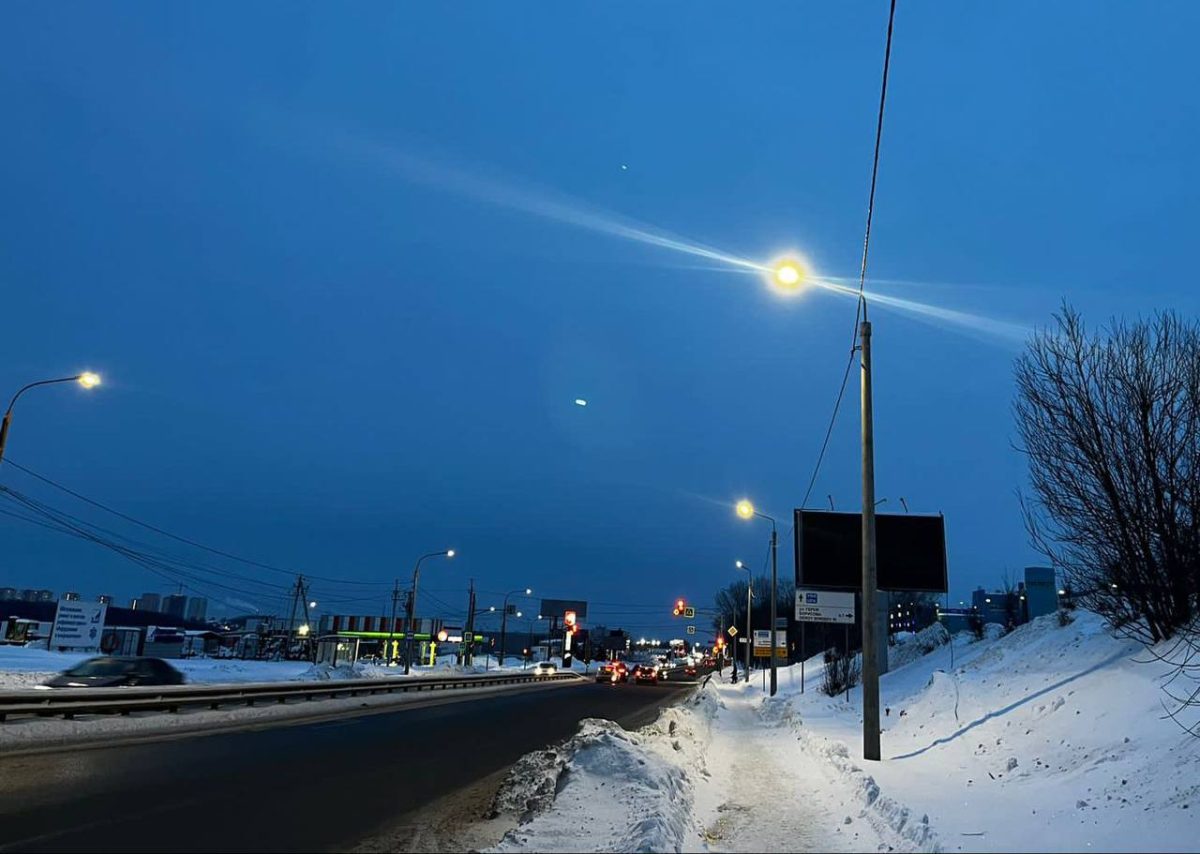 Дополнительное освещение обустроили на четырех улицах в Приокском районе